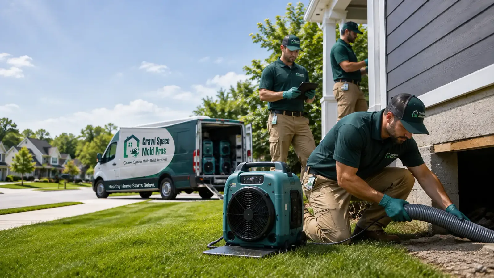 Crawl Space Mold Removal in Upton, WY